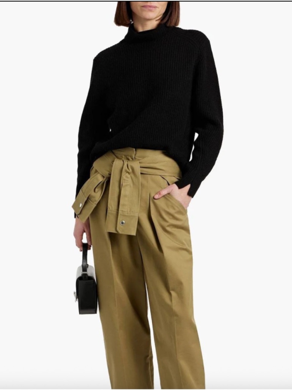rag & bone Wool/Cashmere Cropped Sweater